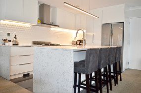 High quality white feature kitchen